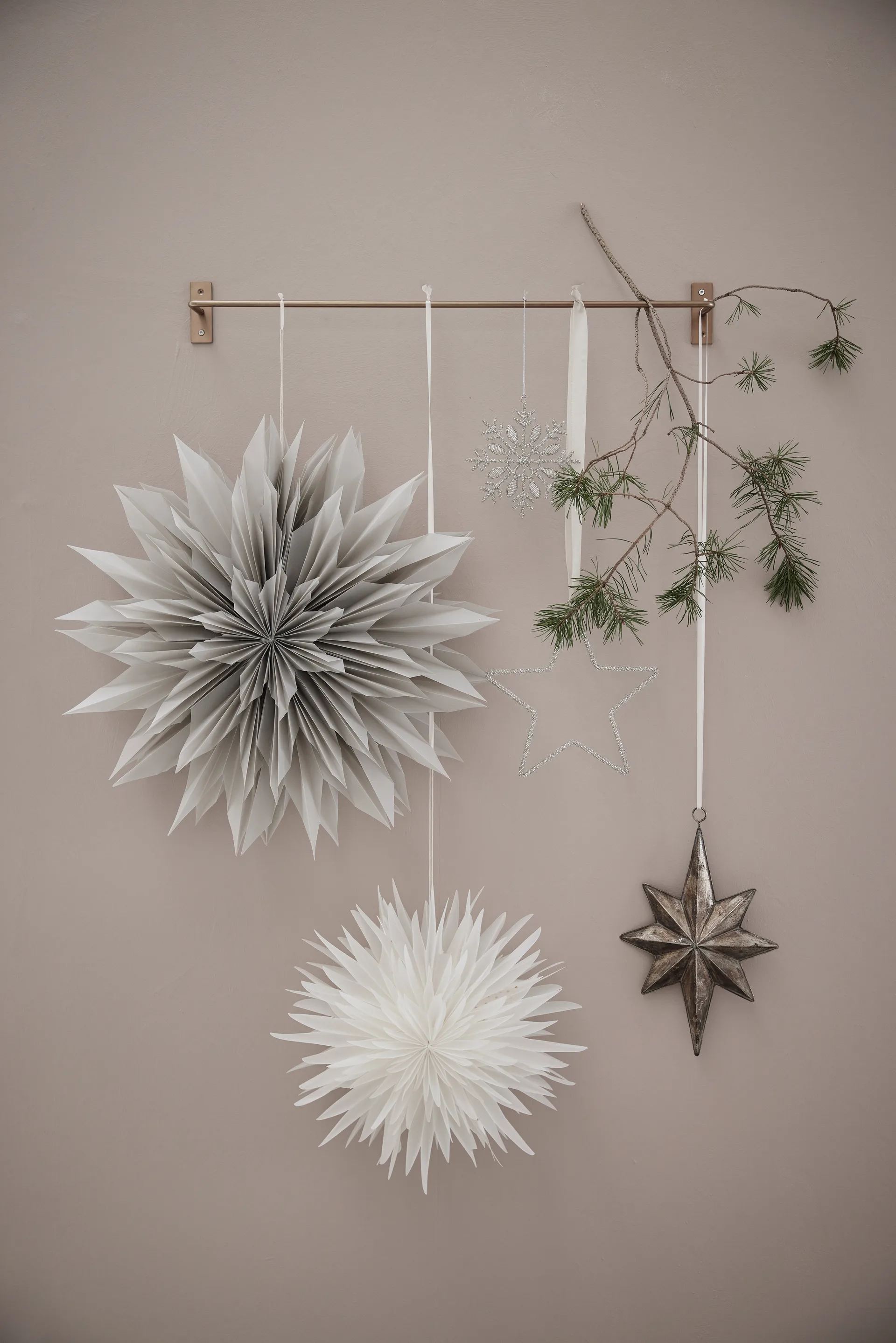 Palisia koriste tähti Ø40 cm, Off White Lene Bjerre