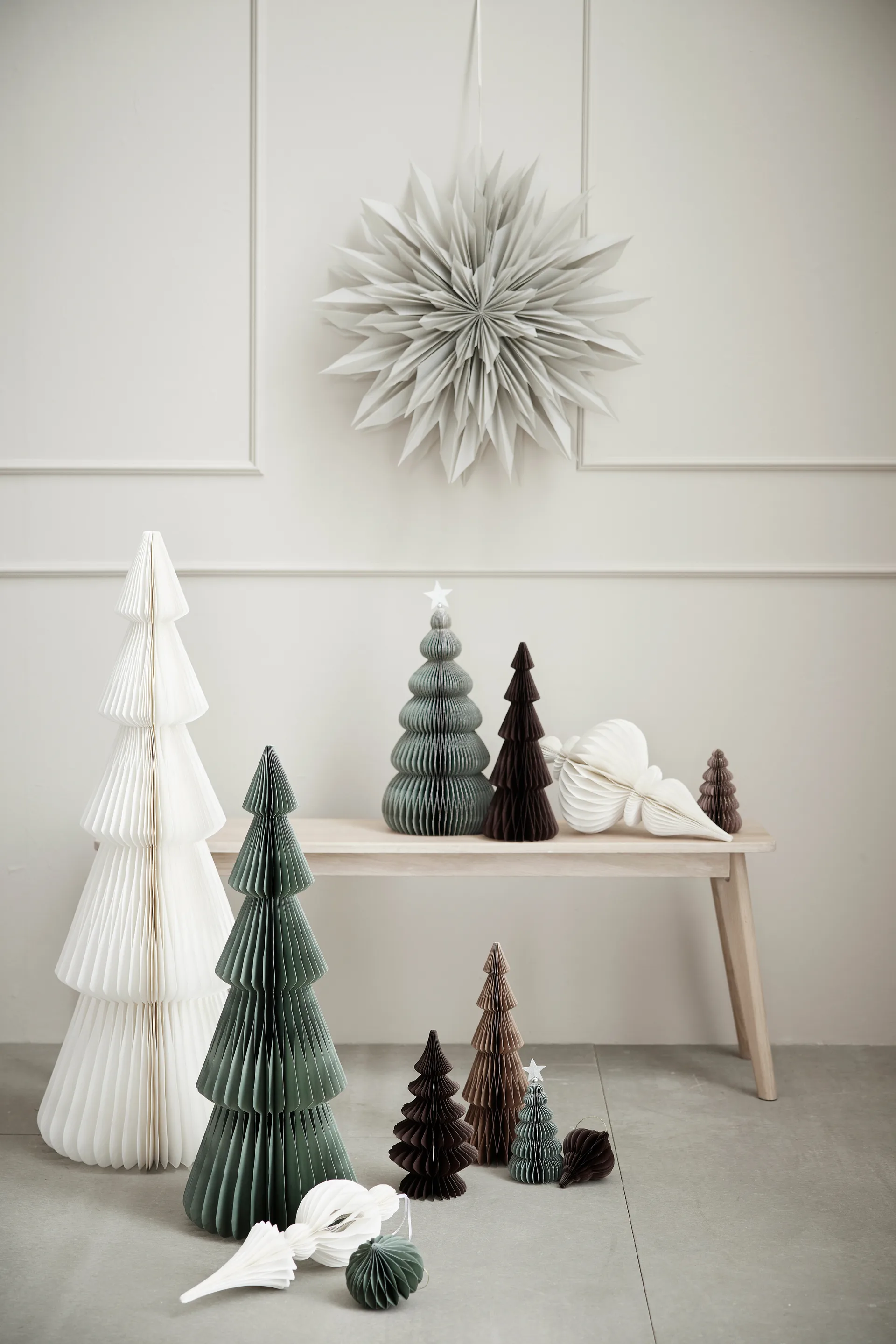 Palisia koriste tähti Ø60 cm, Vaaleanharmaa Lene Bjerre