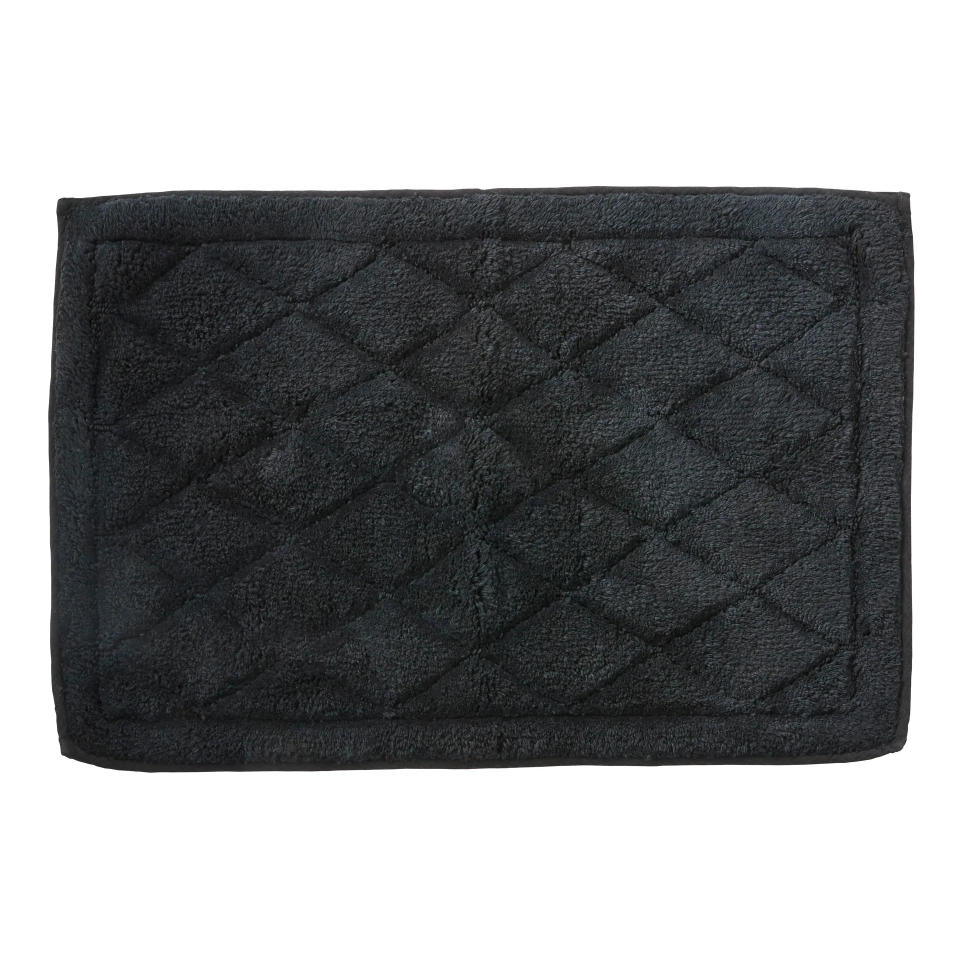 Portia kylpyhuonematto 60x90 cm, Musta Lene Bjerre