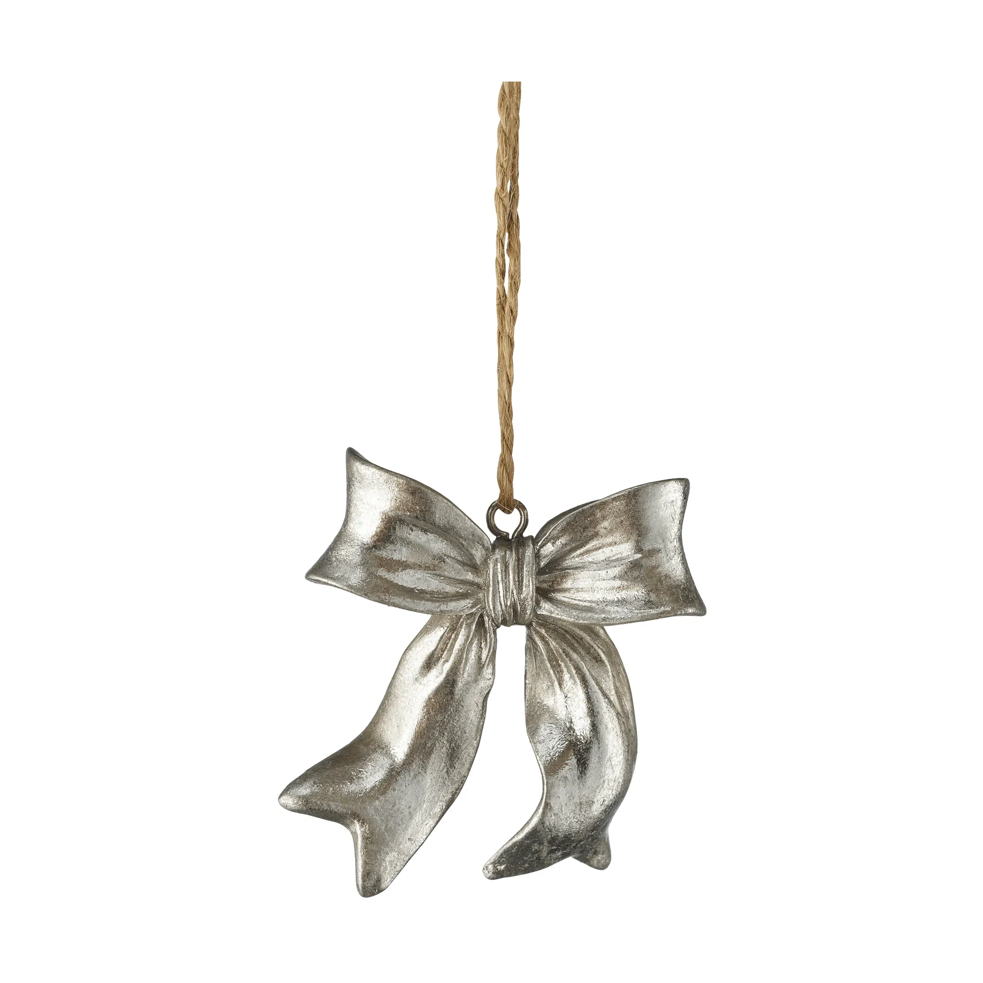 Serafina bow riipus, Hopeanvärinen, 6x2,5x6,7 cm Lene Bjerre