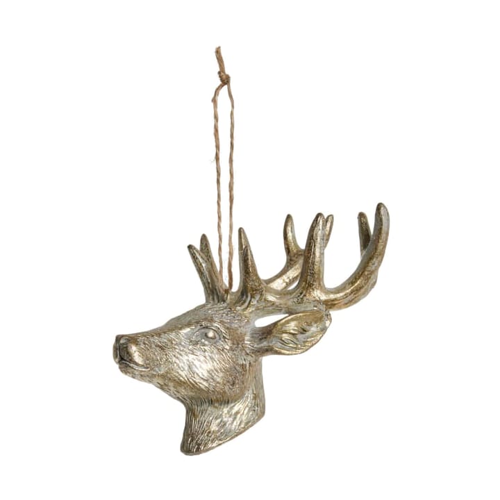 Serafina hirvi koriste-riipus 12,5 cm - Vaaleankulta - Lene Bjerre