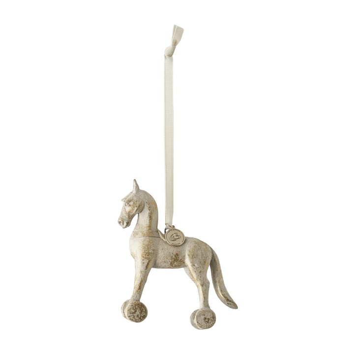 Serafina joulukoriste hevonen 11 cm - Antiikkikulta - Lene Bjerre