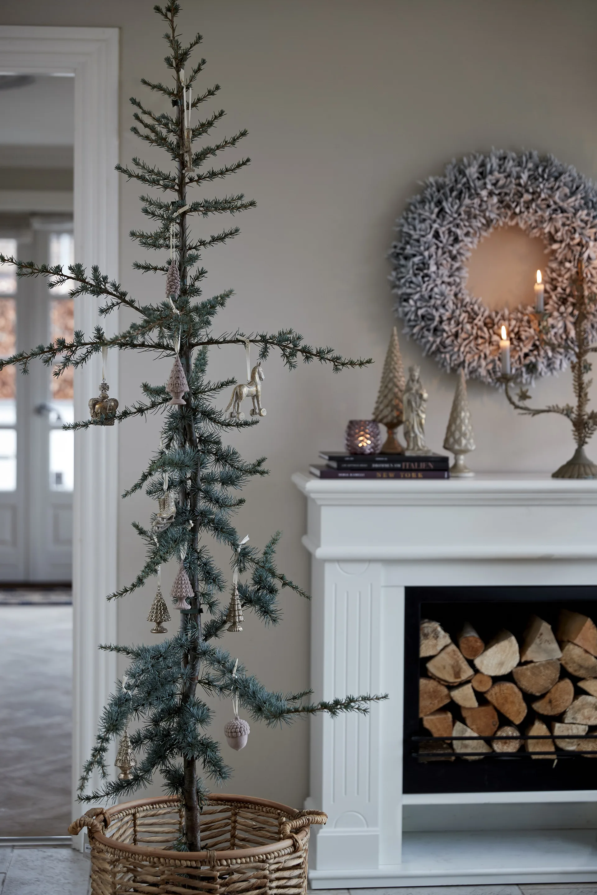 Serafina joulukoriste hevonen 11 cm, Antiikkikulta Lene Bjerre