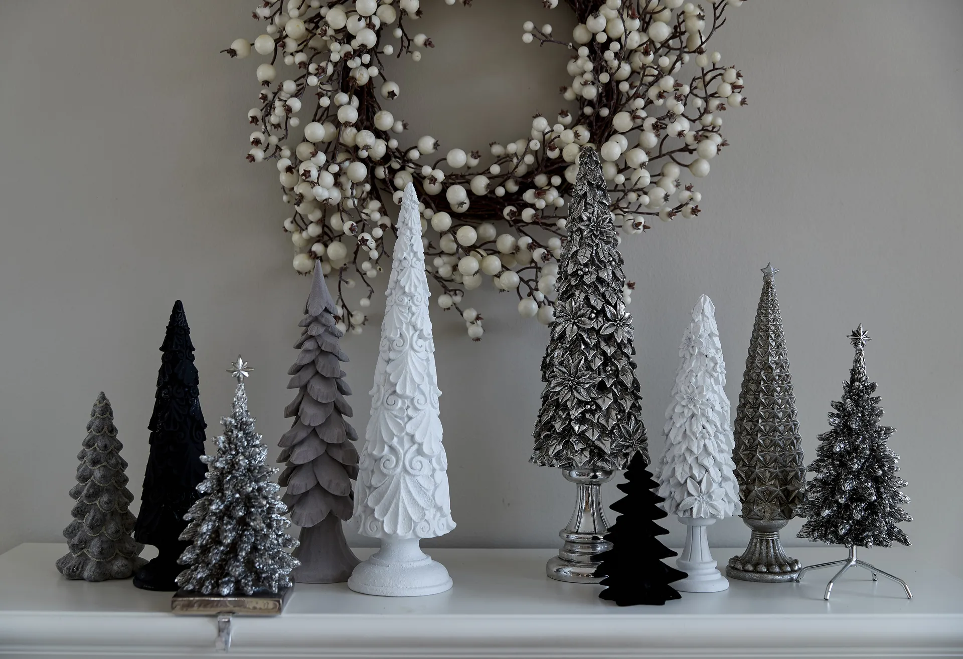 Serafina joulukuusi 20 cm, Musta Lene Bjerre