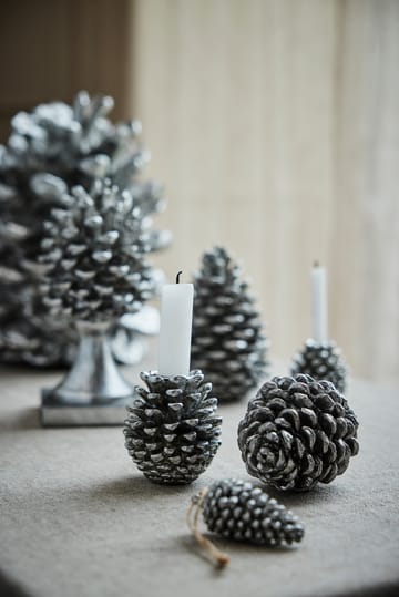Serafina käpy koriste 8,3 cm - Antiikkiharmaa - Lene Bjerre