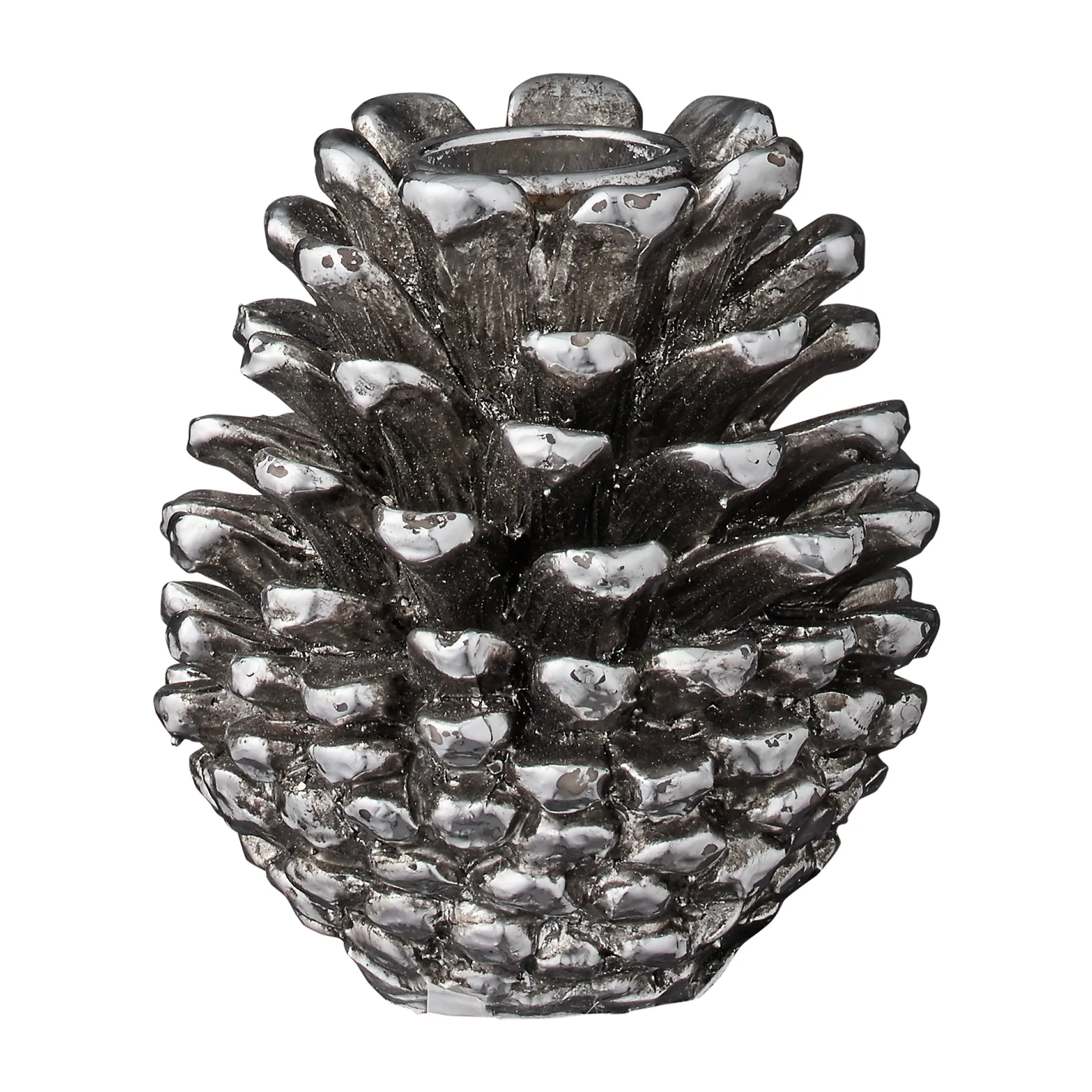 Serafina kynttilänjalka 8 cm, antiikki hopea Lene Bjerre