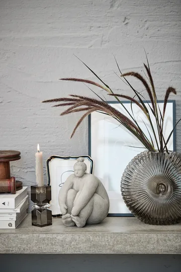 Silma kynttilänjalka dark grey - 13,5 cm - Lene Bjerre