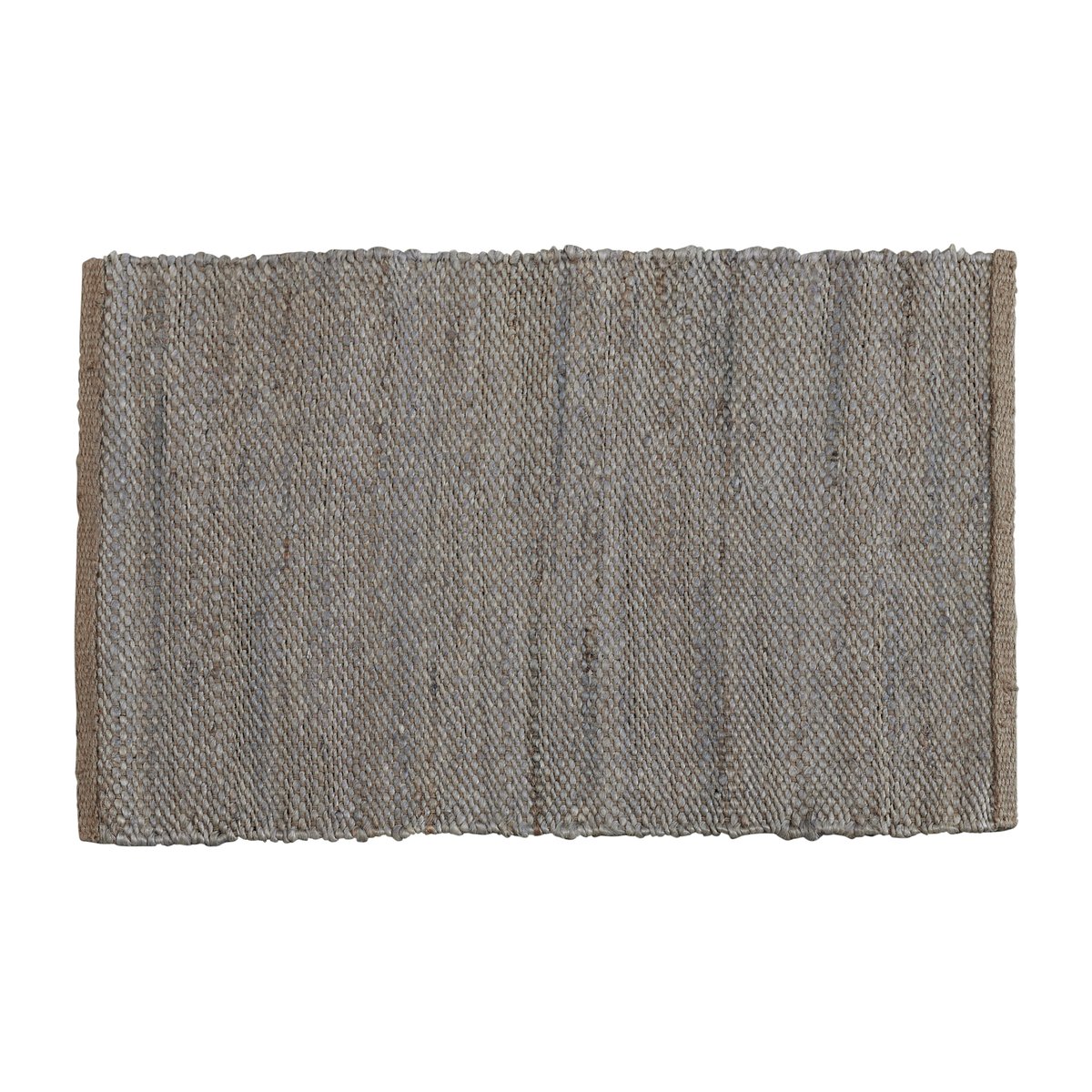 Lene Bjerre Strissie matto 90 x 60 cm, grey-nature | Skandinaavinen Sisustus | Juuttimatot | Harmaa