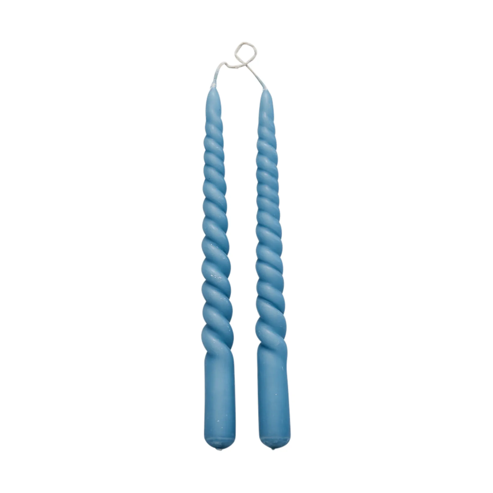 Twisted kierretty kynttilä 25 cm 2-pakkaus, F. Blue Lene Bjerre