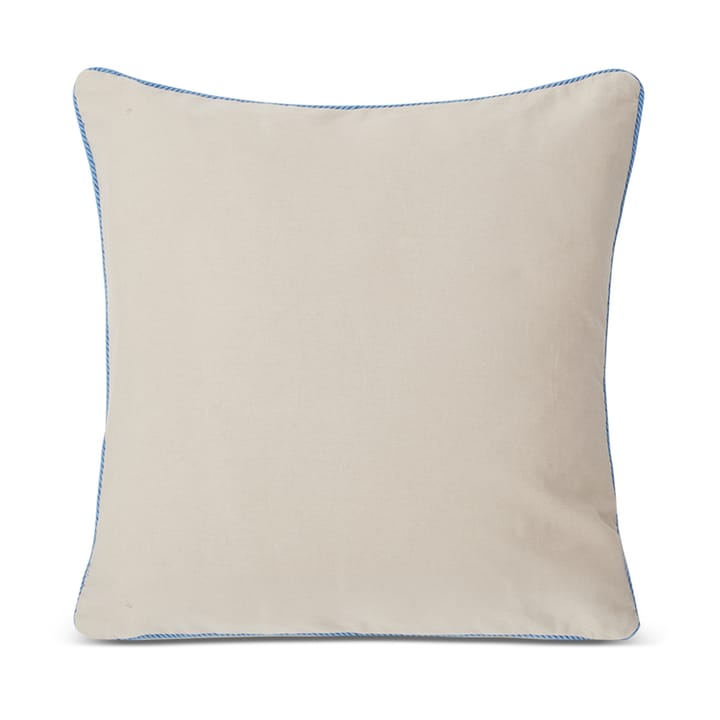 Beach Club Embroidered -tyynynpäällinen 50 x 50 cm, Beige-sininen Lexington