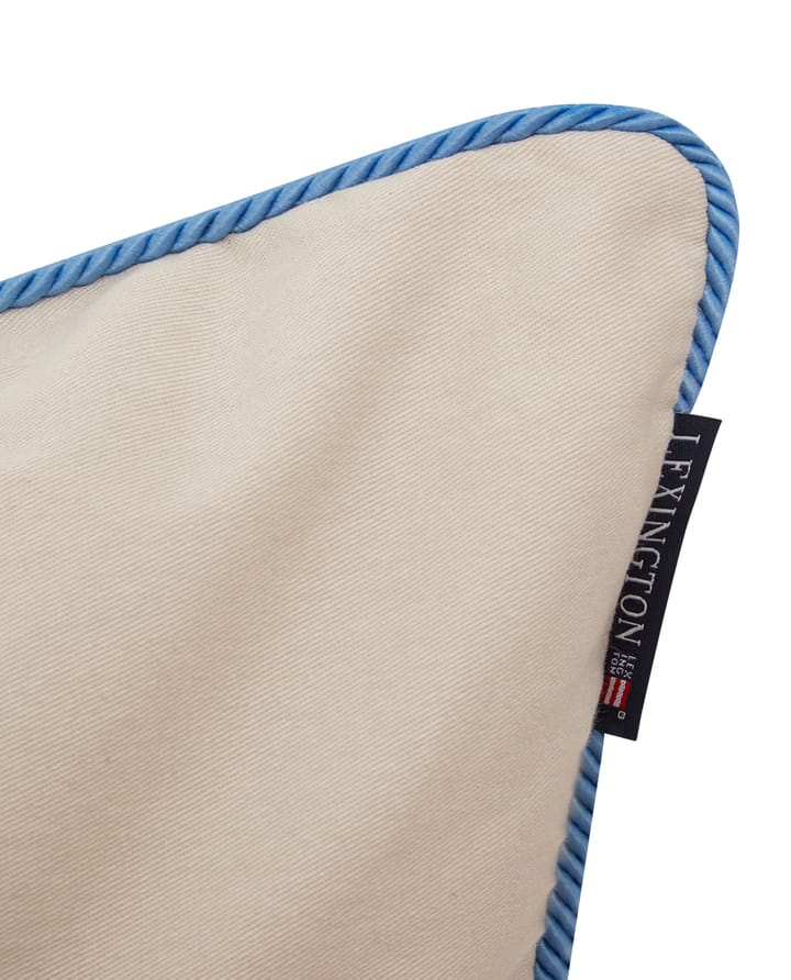 Beach Club Embroidered -tyynynpäällinen 50 x 50 cm, Beige-sininen Lexington