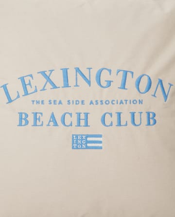 Beach Club Embroidered -tyynynpäällinen 50 x 50 cm - Beige-sininen - Lexington