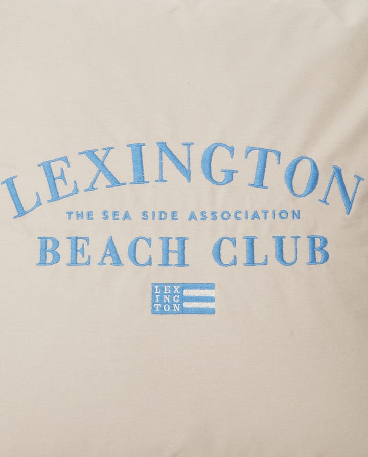 Beach Club Embroidered -tyynynpäällinen 50 x 50 cm - Beige-sininen - Lexington