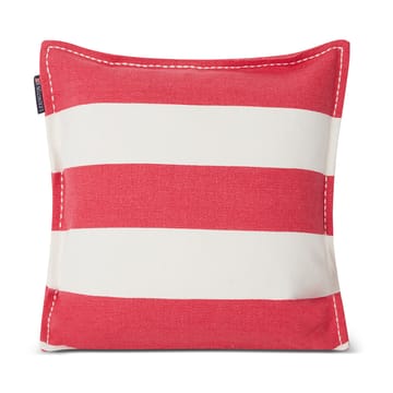 Block Stripe Printed -tyynynpäällinen 50 x 50 cm - Vaaleanpunainen-valkoinen - Lexington