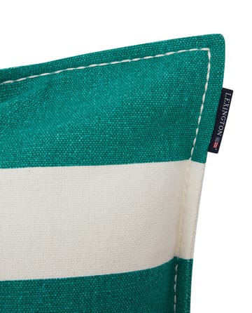 Block Stripe Printed -tyynynpäällinen 50 x 50 cm - Vihreä-valkoinen - Lexington