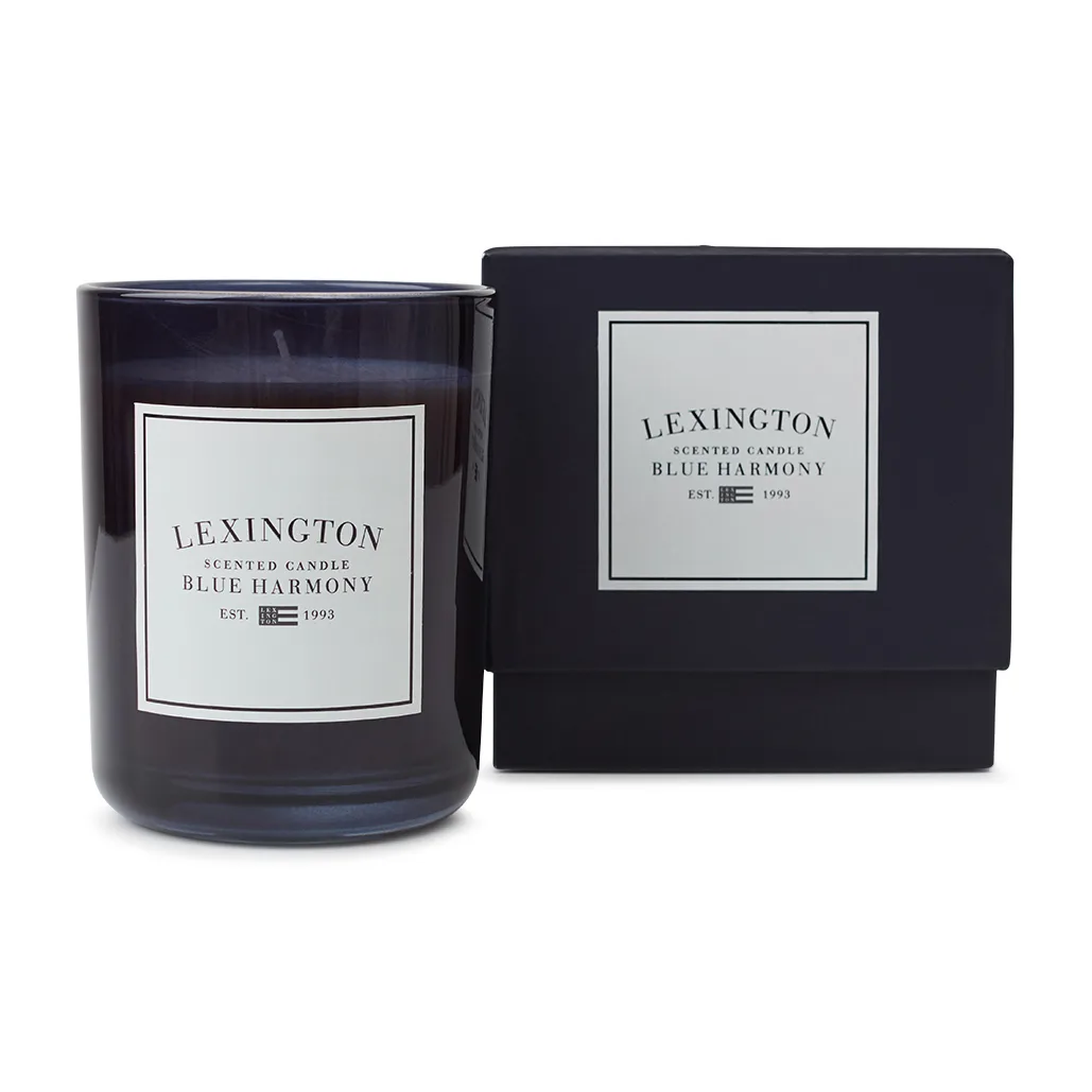 Blue Harmony tuoksukynttilä 60 tuntia, Dark blue Lexington