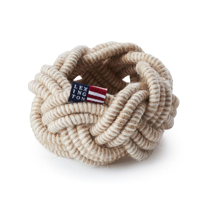 Braided Cotton/Jute -servettirengas - Beige-white - Lexington