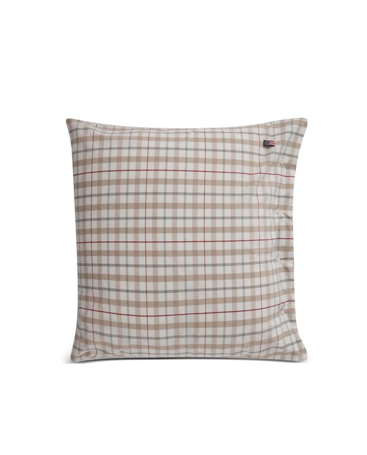 Checked Cotton puuvillapussilakana Poplin 65x65 cm, Valkea Lexington