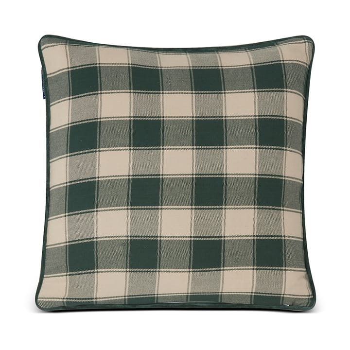 Checked Organic Cotton Flannel -tyynynpäällinen 50 x 50 cm - Merry Little Christmas - Lexington