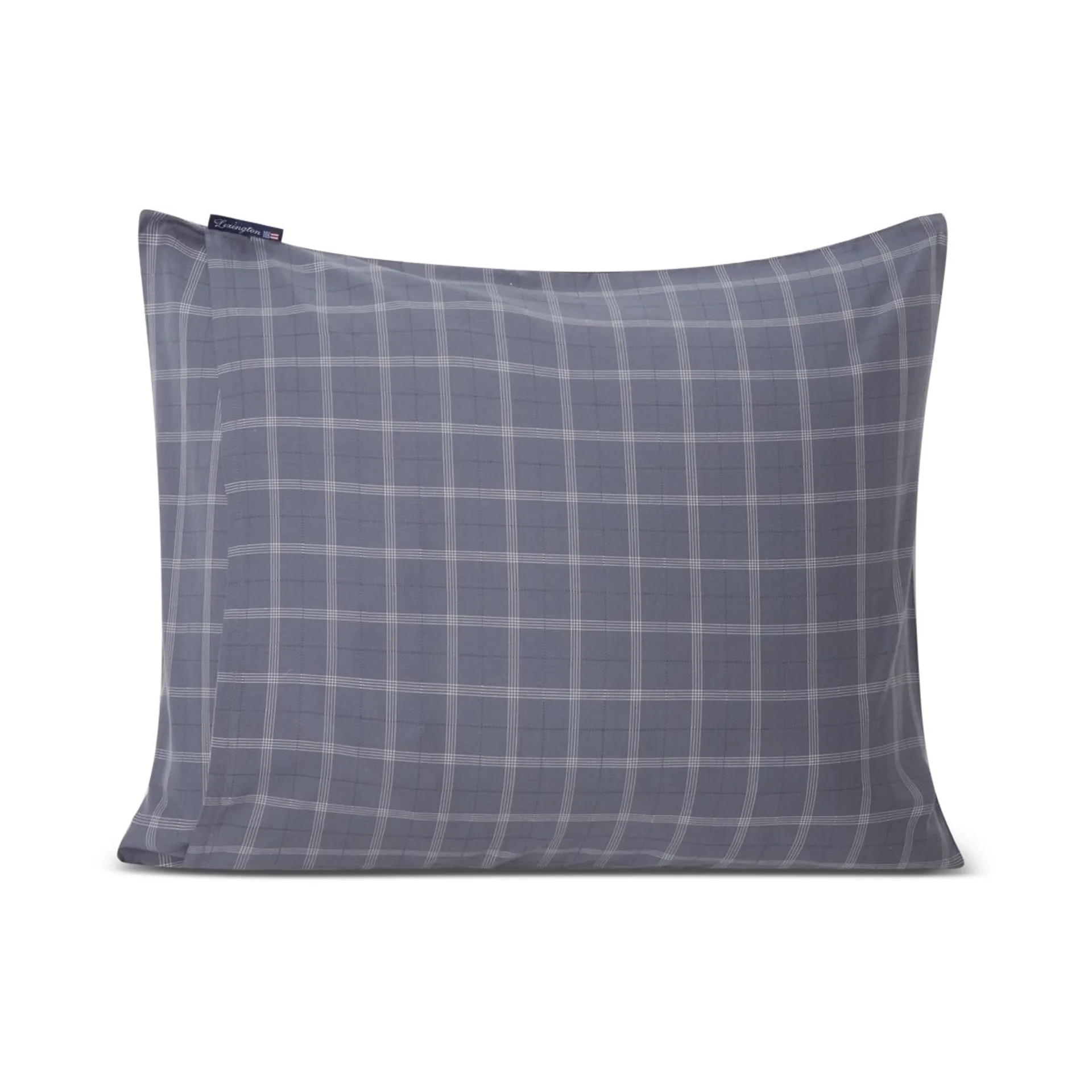 Checked Pinpoint Oxford tyynyliina 50 x 60 cm, Dove Lexington