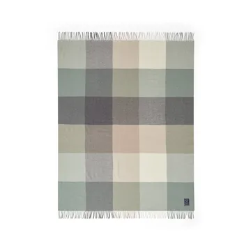 Checked Recycled Wool huopa 130x170 cm - Beige-green-white - Lexington