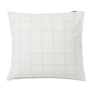 Checked tyynyliina puuvilla-lyocell 65x65 cm - Off white-dark blue - Lexington