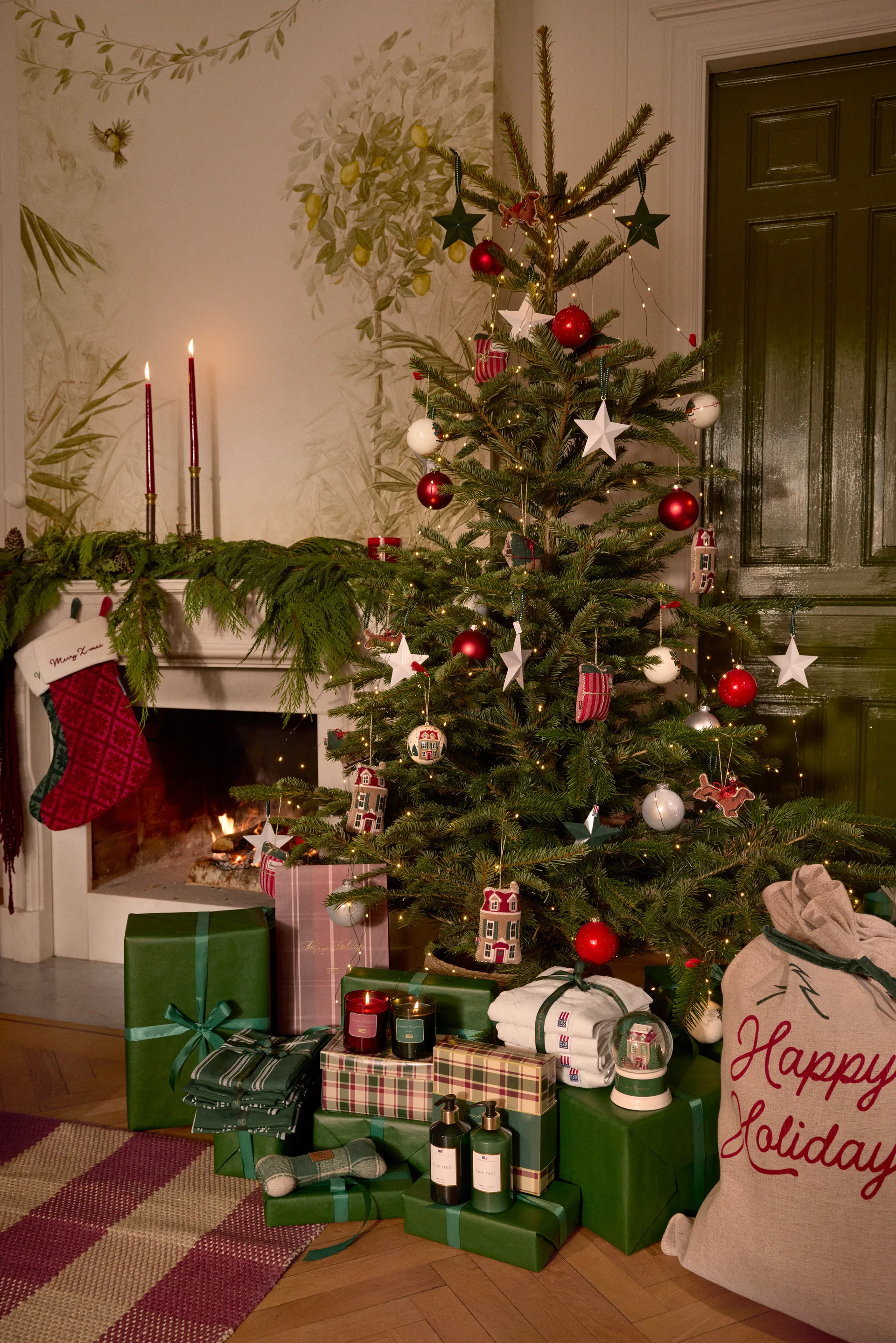 Christmas gift joulukoriste, Punainen Lexington