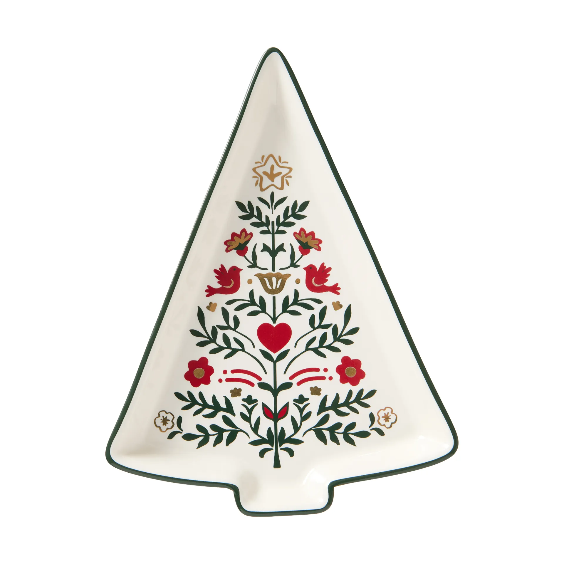 Christmas Tree tarjoiluvati, Monivärinen, 15,2x11x1,6 cm Lexington