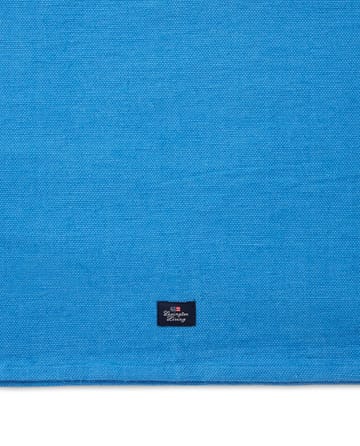 Cotton Jute Runner with Side Stripes 50 x 250 cm - Sininen-valkoinen - Lexington