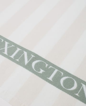 Cotton Terry Logo -keittiöpyyhe 50x70 cm - Light beige-white-green - Lexington