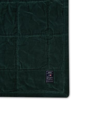 Cotton Velvet quilted -päiväpeitto 160 x 240 cm - Green - Lexington