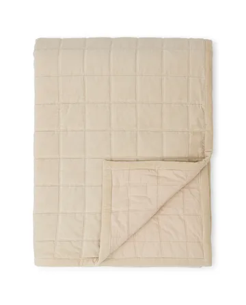 Cotton Velvet quilted -päiväpeitto 160 x 240 cm - Light beige - Lexington