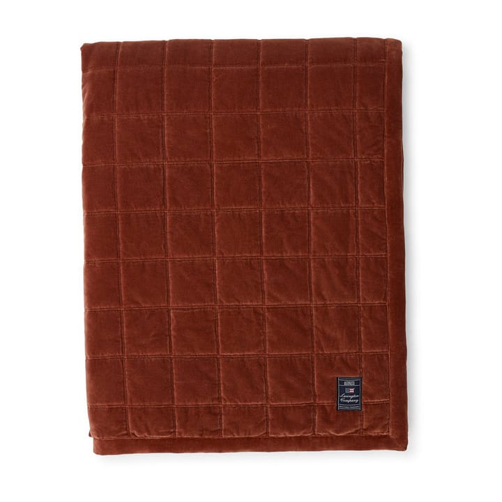 Cotton Velvet quilted -päiväpeitto 160 x 240 cm - Rustic Brown - Lexington