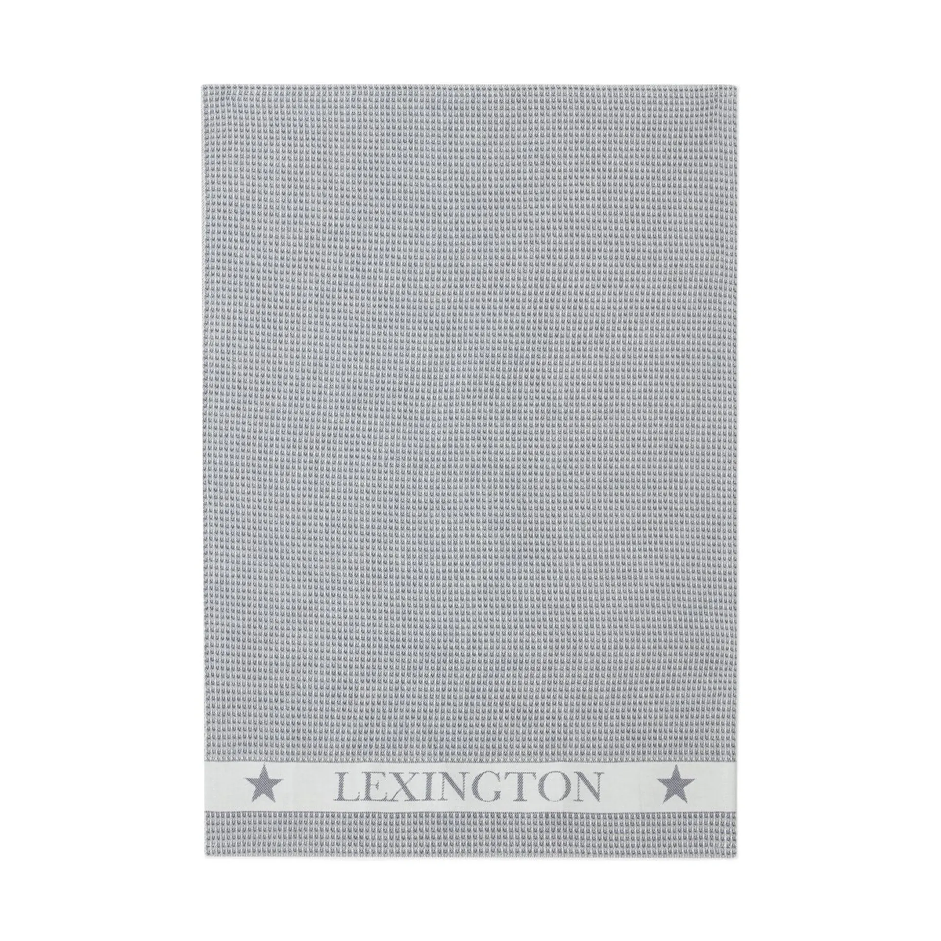 Cotton Waffle -keittiöpyyhe 45 x 70 cm, Dark gray-white Lexington