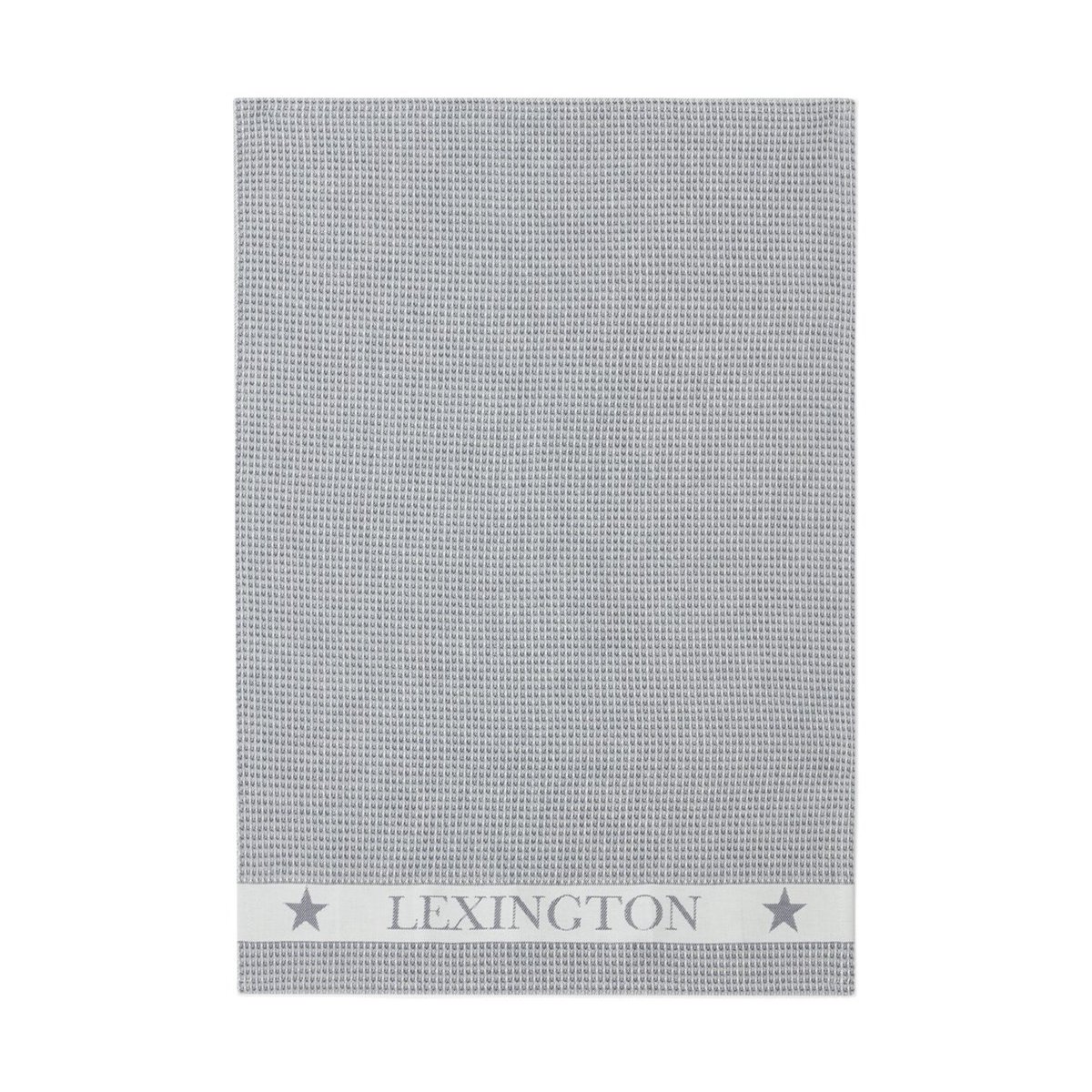 Lexington Cotton Waffle -keittiöpyyhe 45 x 70 cm Dark gray-white