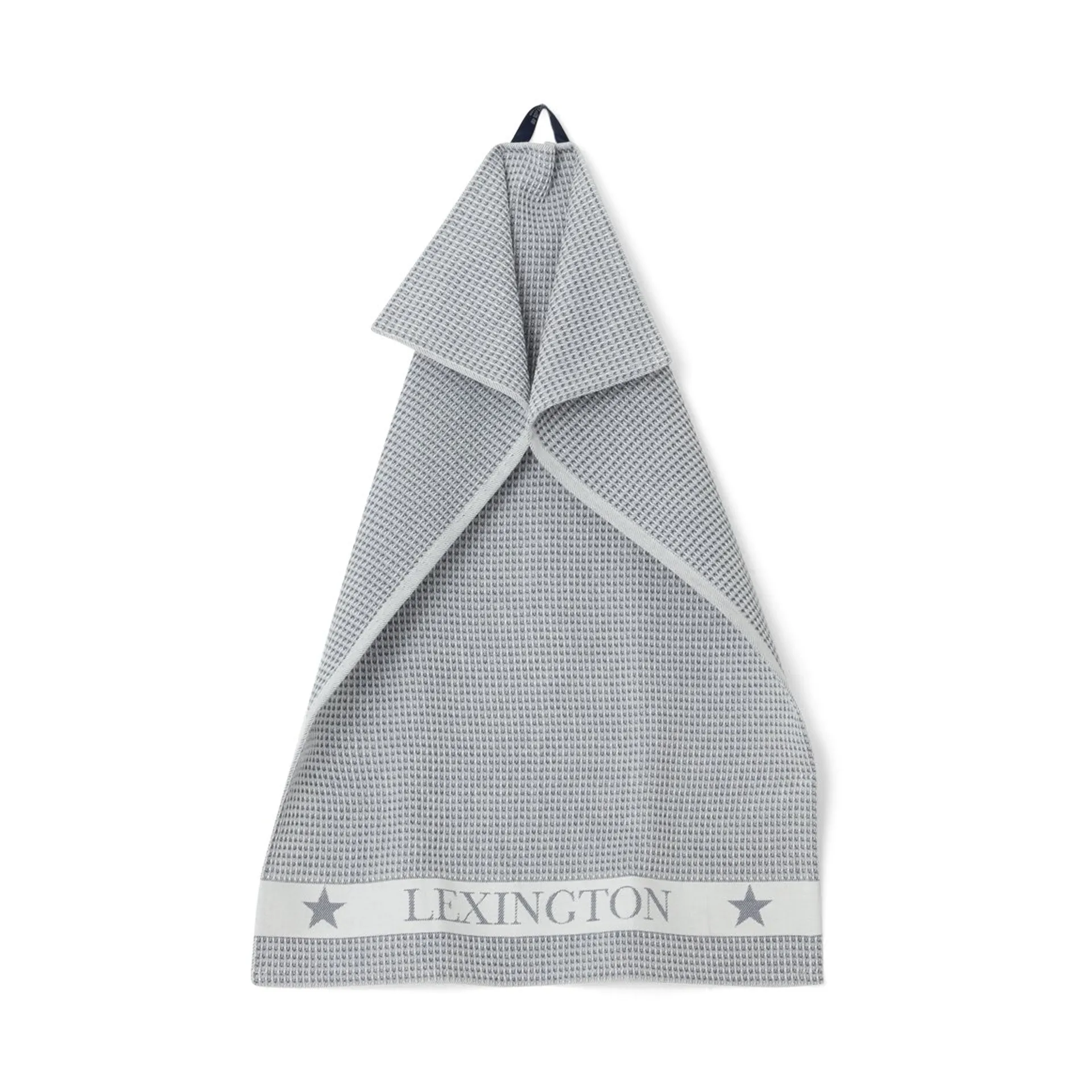 Cotton Waffle -keittiöpyyhe 45 x 70 cm, Dark gray-white Lexington