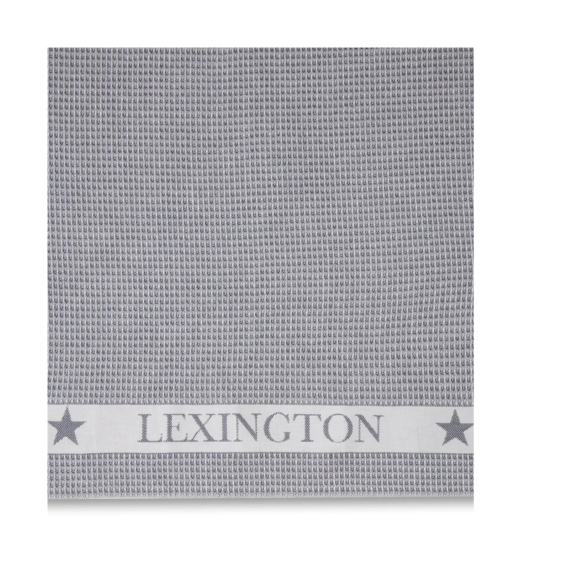 Cotton Waffle -keittiöpyyhe 45 x 70 cm, Dark gray-white Lexington