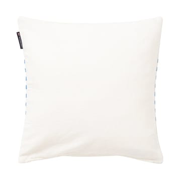 Emboidery Striped Linen/Cotton tyynynpäällinen 50x50 cm - Off White-blue - Lexington