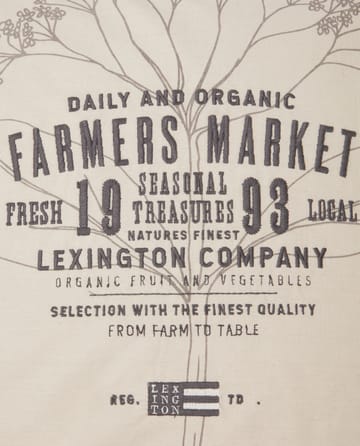 Farmers Market -tyynynpäällinen 50 x 50 cm - Beige - Lexington