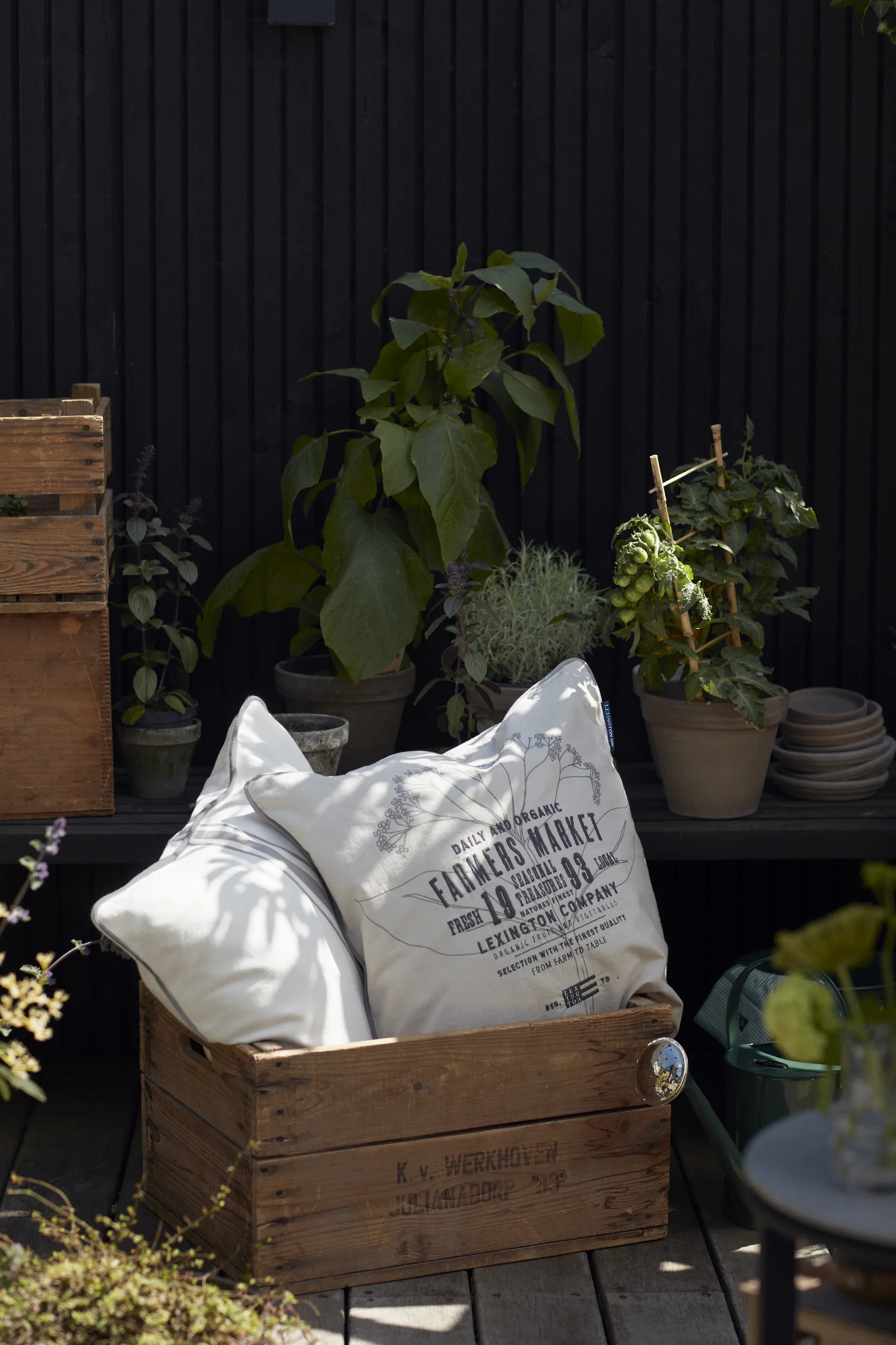 Farmers Market -tyynynpäällinen 50 x 50 cm, Beige Lexington