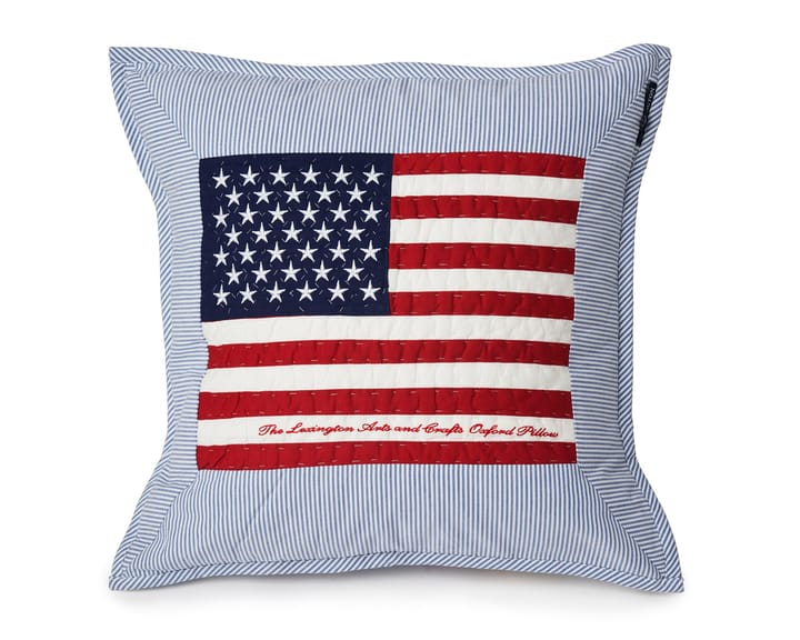 Flag Arts & Crafts  tyynynpäällinen 50x50 cm - Sininen-valkoinen - Lexington