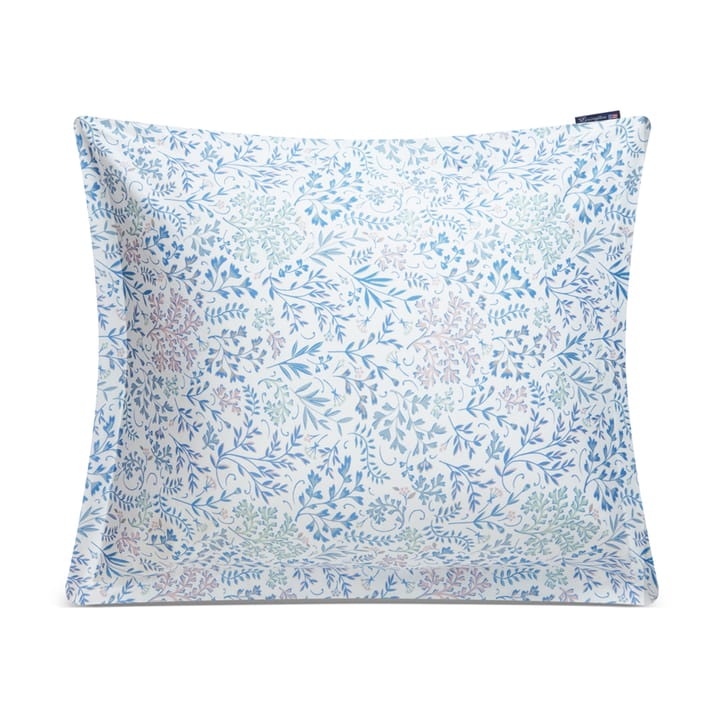 Flower Printed Cotton Sateen -tyynyliina 50 x 60 cm - Sininen - Lexington