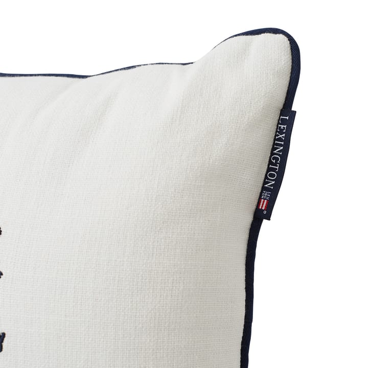 Gone To The Beach Canvas -tyynynpäällinen 30 x 40 cm  - White-dark blue - Lexington