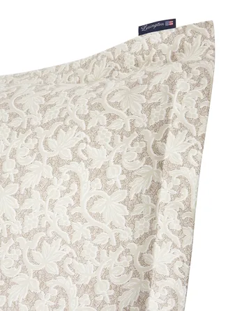 Grapevine Printed tyynyliina 65x65 cm - Beige - Lexington