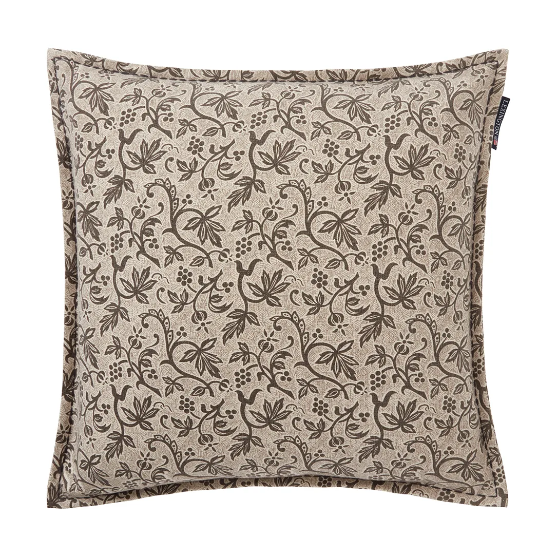 Grapevine Printed tyynynpäällinen 50x50 cm, Light beige Lexington