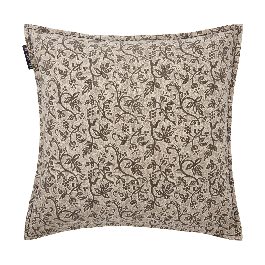 Grapevine Printed tyynynpäällinen 50x50 cm, Light beige Lexington
