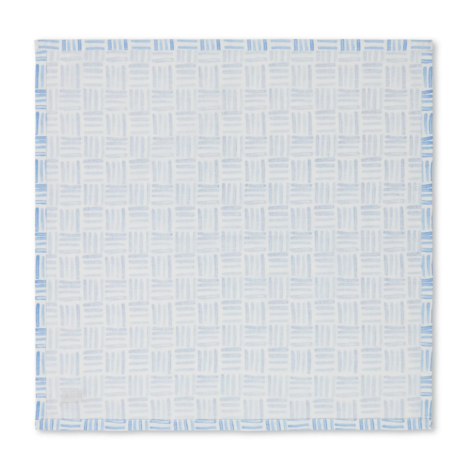 Graphic Printed Cotton -servetti 50x50 cm, Blue-White Lexington