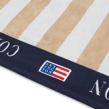 Graphic Velour -kylpypyyhe 100 x 180 cm - Beige-white - Lexington