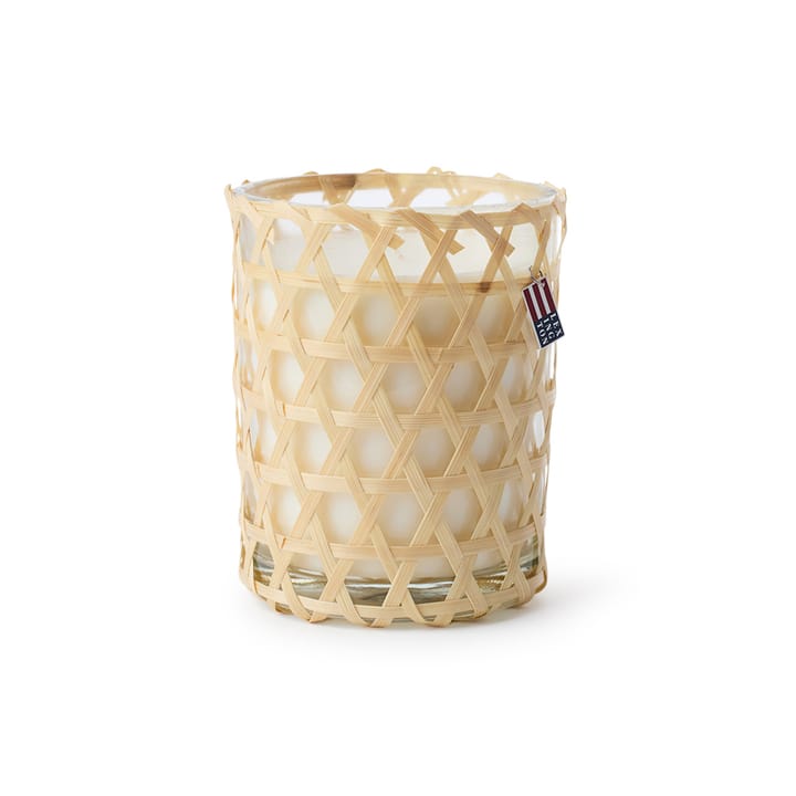 Handwoven Bamboo -tuoksukynttilä lemongrass-coconut - 66 tuntia - Lexington
