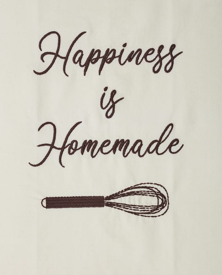 Hapiness Organic Cotton -keittiöpyyhe 50x70 cm - White-green - Lexington